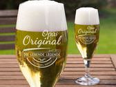 Bierglas mit Gravur