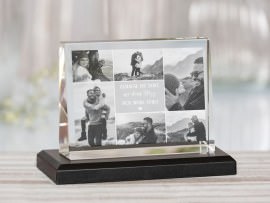 Glasfoto als Valentinstagsgeschenk