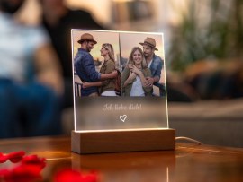 Fotolampe zum Valentinstag