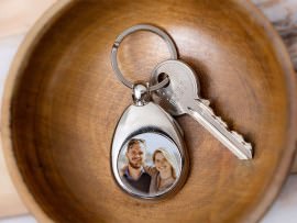 Valentinsgeschenk Foto Schlüsselanhänger