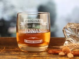 Whiskyglas als Valentinstagsgeschenk