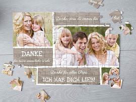 Puzzle als Dankeschön