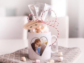 Heiße Schokolade in der Tasse