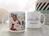 Fototasse mit Weihnachtsmotiv