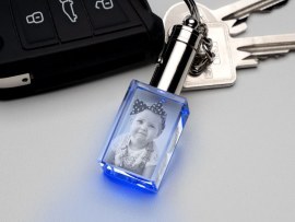 Schlüsselanhänger aus Glas