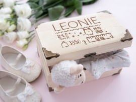 Schatztruhe mit Namensgravur