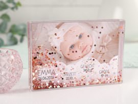 Schüttelrahmen Babygeschenk