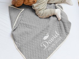 Babydecke mit Name