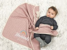 Babydecke mit Name