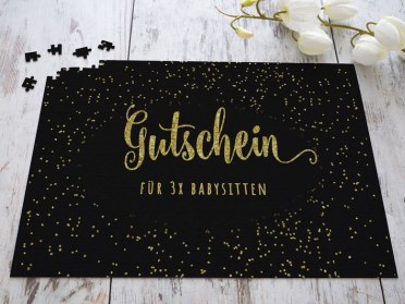 Gutschein als Puzzle