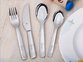 Kinderbesteck mit Namen zur Geburt