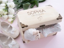 Gravierte Schatzkiste Erinnerungsbox