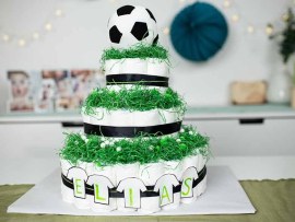 Windeltorte Fußball