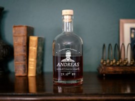 Gravierte Flasche zum Geburtstag