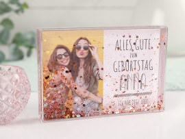 Foto-Schüttelrahmen zum Geburtstag