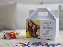 Personalisierte Süßigkeitenbox Geburtstag