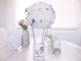 Heißluftballon als Geldgeschenk