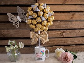Rocher-Baum in der Tasse