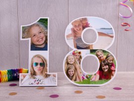 Deko-Zahlen zum 18. Geburtstag