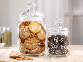 Keksglas mit Gravur