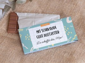 Personalisierte Schokolade