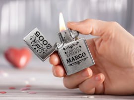 Zippo-Feuerzeug mit Gravur
