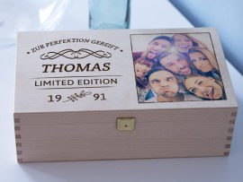 Geschenkbox mit Foto