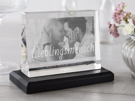Glasfoto als Geburtstagsgeschenk