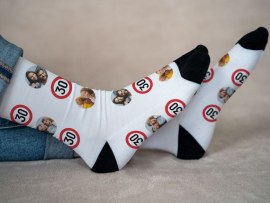 Personalisierte Socken Geschenk 30. Geburtstag