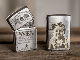 Zippo-Feuerzeug mit Gravur