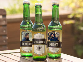 Bieretiketten zum Jubiläum