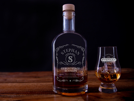 Whiskykaraffe mit Gravur