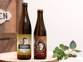 Bieretiketten mit Foto