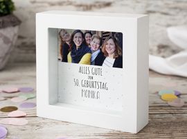 Bilderrahmen Spardose als Geldgeschenke