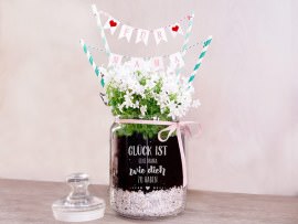 Kreatives Blumengeschenk