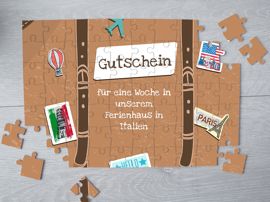 Puzzle als Geldgeschenk
