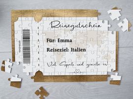 Puzzle als Geldgeschenk