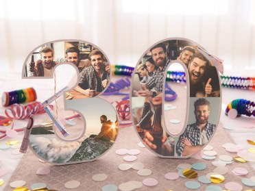 Deko-Zahlen als Geldgeschenk