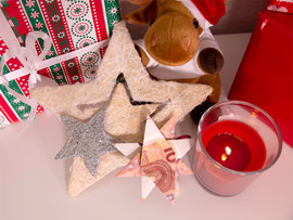 Geldgeschenk für Weihnachten selbst basteln