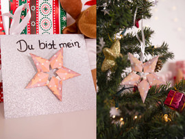 Stern Geldgeschenk knifflig