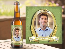 Etikett für Bierliebhaber