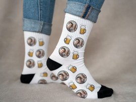 Personalisierte Bier-Socken