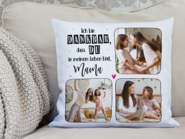 Fotokissen als Dankeschön Geschenk