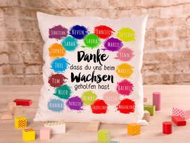 Danke-Kissen für Erzieher