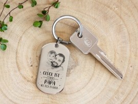 Schlüsselanhänger mit Foto graviert