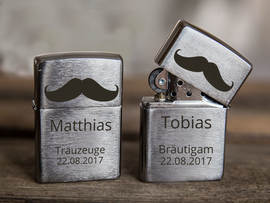 Zippo Feuerzeug für Trauzeugen als Dankeschön