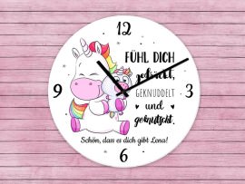 Einhorn Uhr