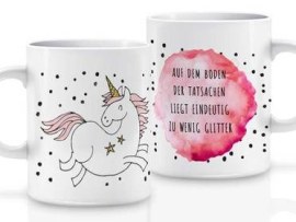 Einhorn Becher