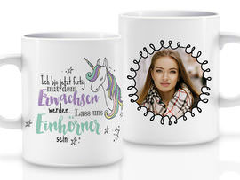 Einhorn Fototasse