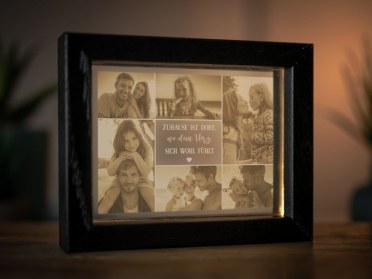 Foto im Leuchtrahmen als Geschenk für Frauen